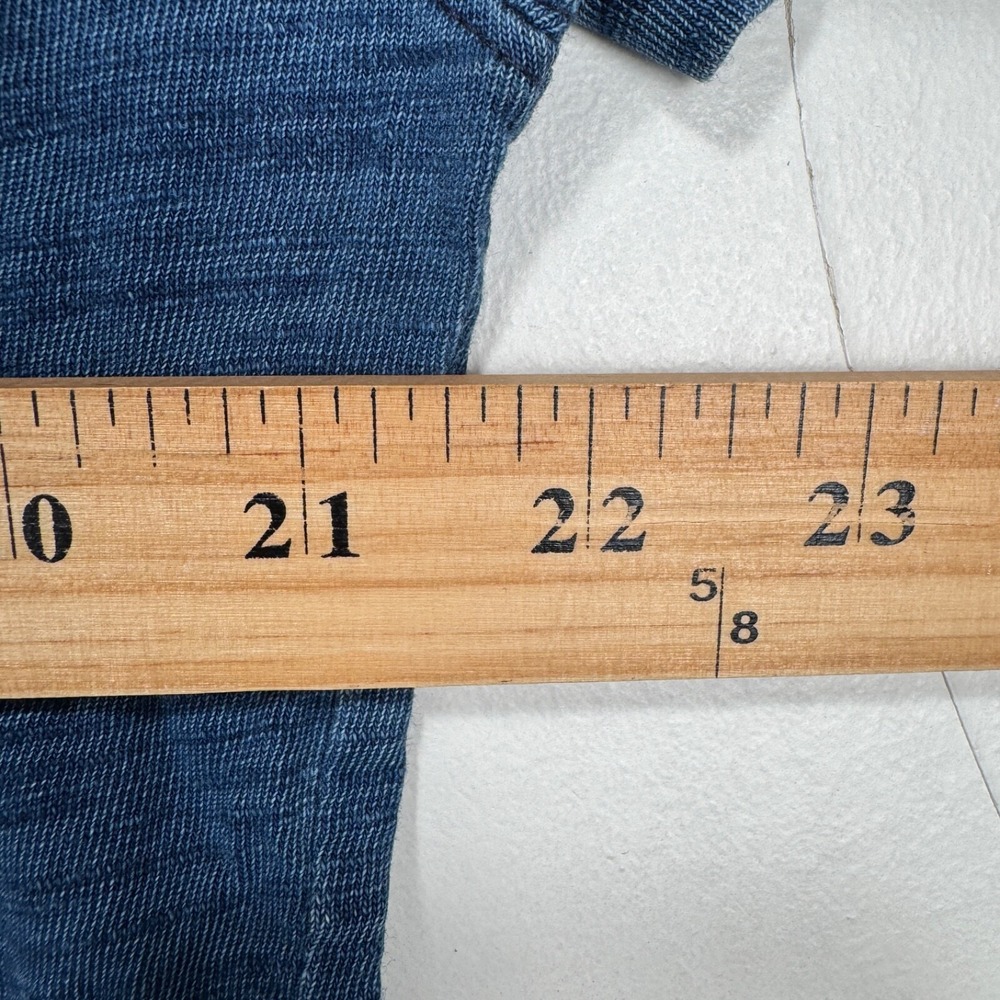 Guideboat Company Reliance Garments T-Shirt Men Medium Blue Pocket Canada - Picture 6 of 7